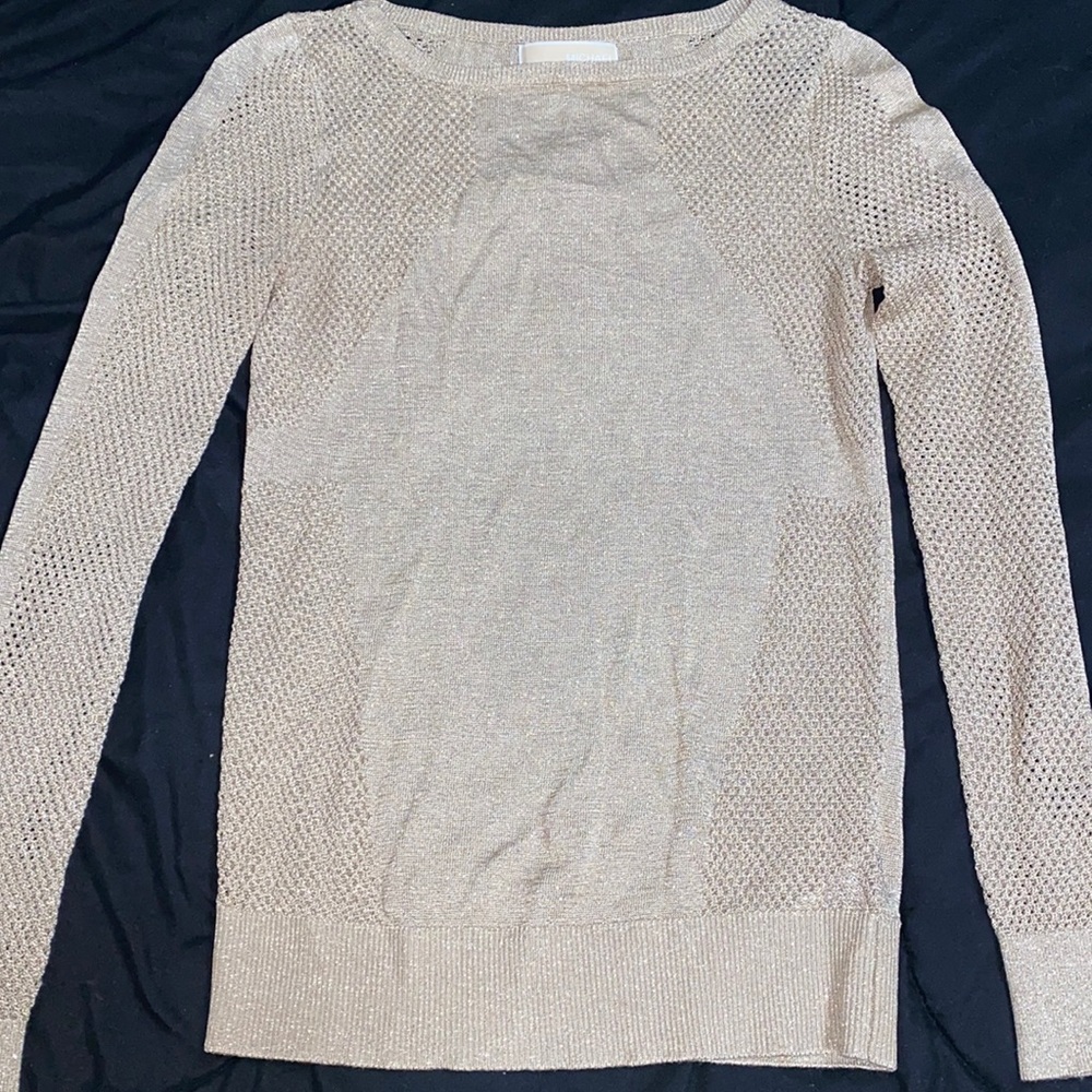 Gold shimmery Michael Kors sweater